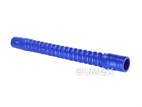 Flexibilná silikónová hadica s hladkými konci RADIASIL SUPERFLEX, 25mm, dĺžka 650mm, 4,1bar, silikón, -50°C/+190°C, modrá